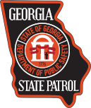 Georgia State Patrol badge - return to homepage